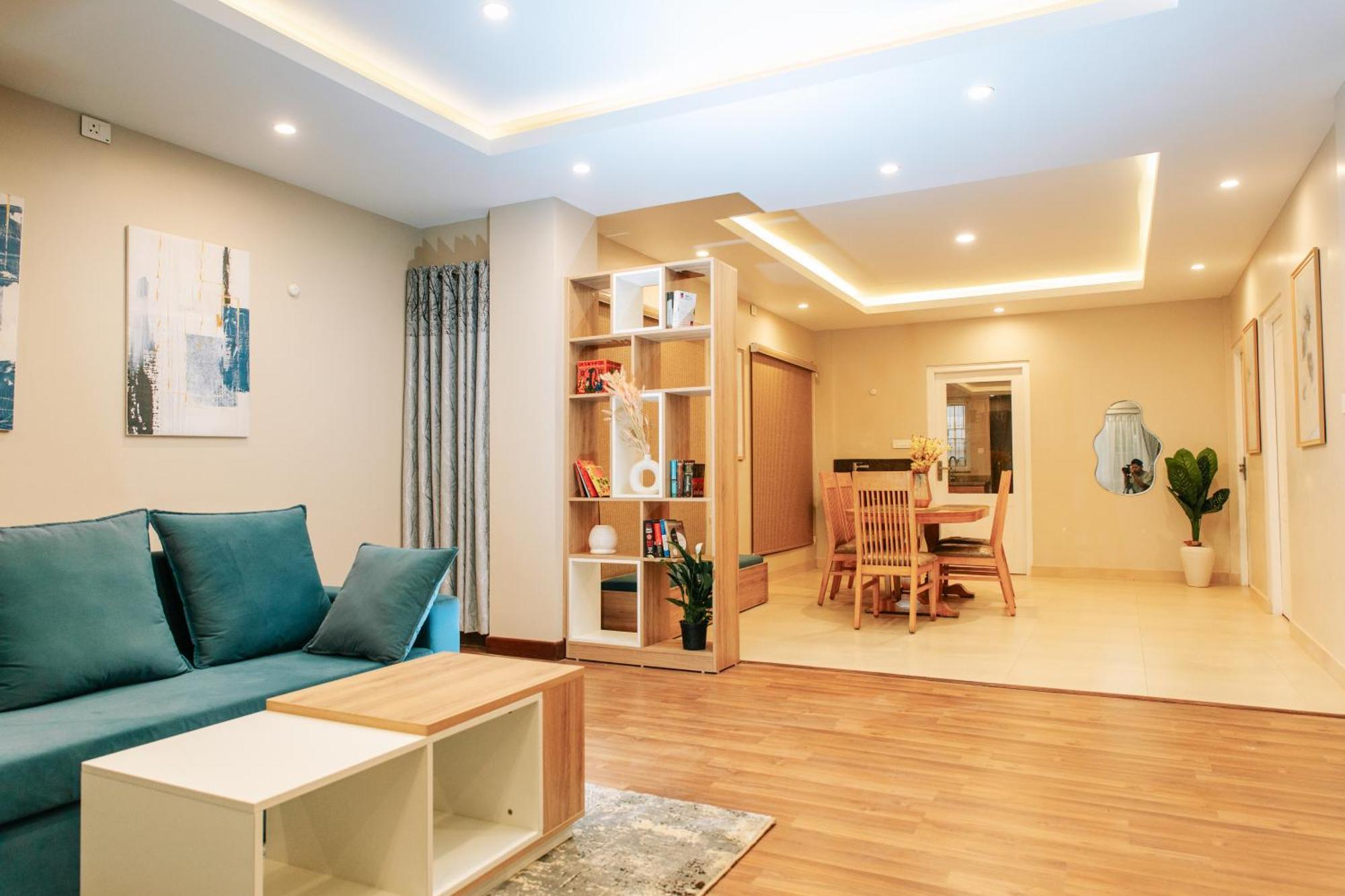 Apartment 2bhk Serviced At Heart Of