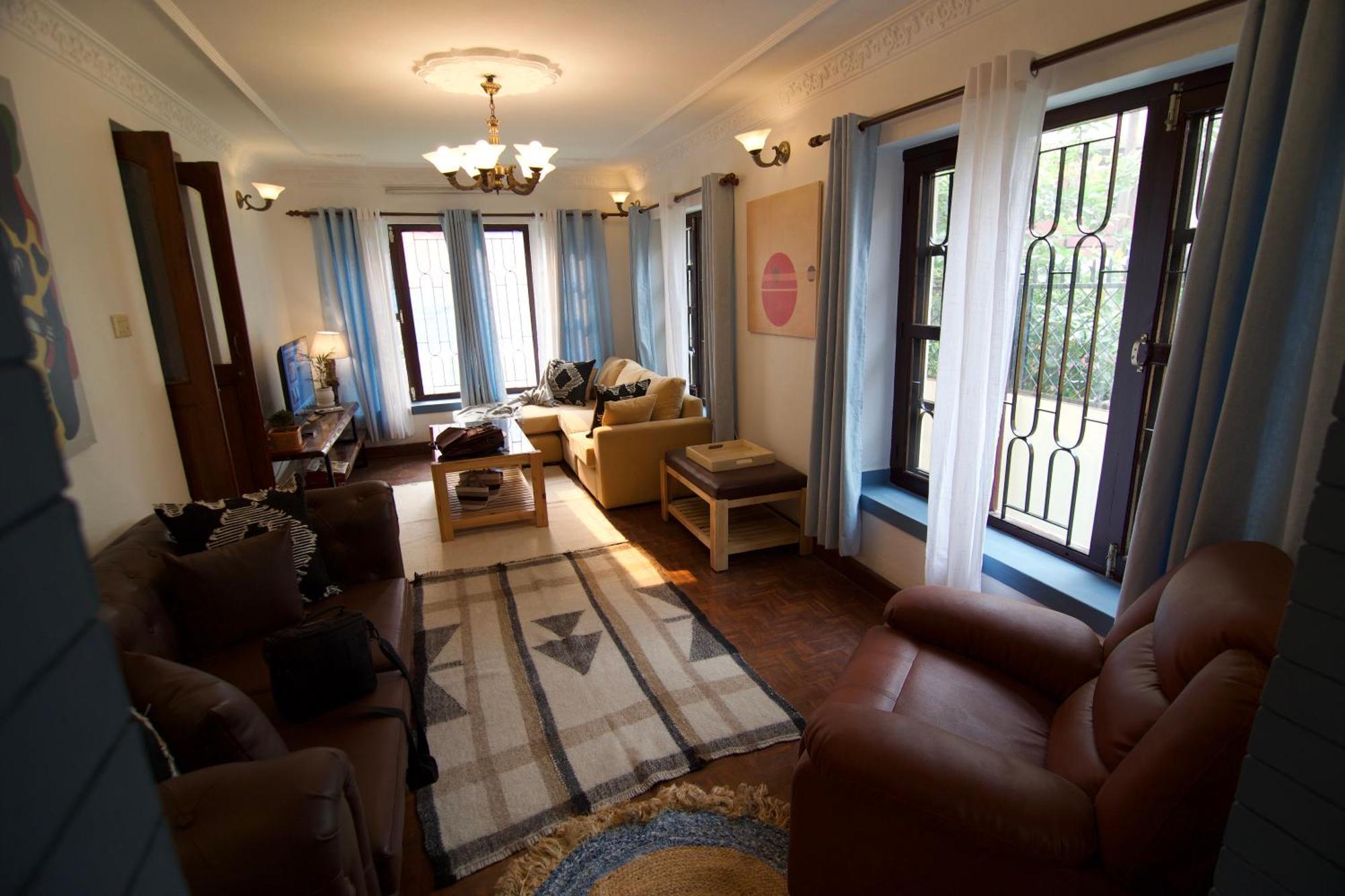 Wanderer's Double Bedrooms With Living And Kitchen - A Away From Kathmandu